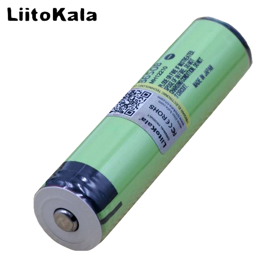 Аккумулятор 18650 Li-Ion 3400мАч LiitoKala 3.7V NCR18650B MH12210
