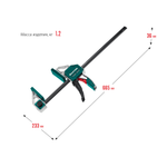 Струбцина KRAFTOOL Extrem пистолетная 450 / 95, 350 кгс Быстрозажимная 32228-45_z01
