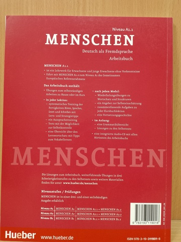 Menschen A1/1, Arbeitsbuch mit Audio-CD