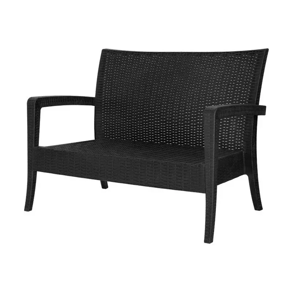 Диван RATTAN Ola Dom антрацит 1280х890мм