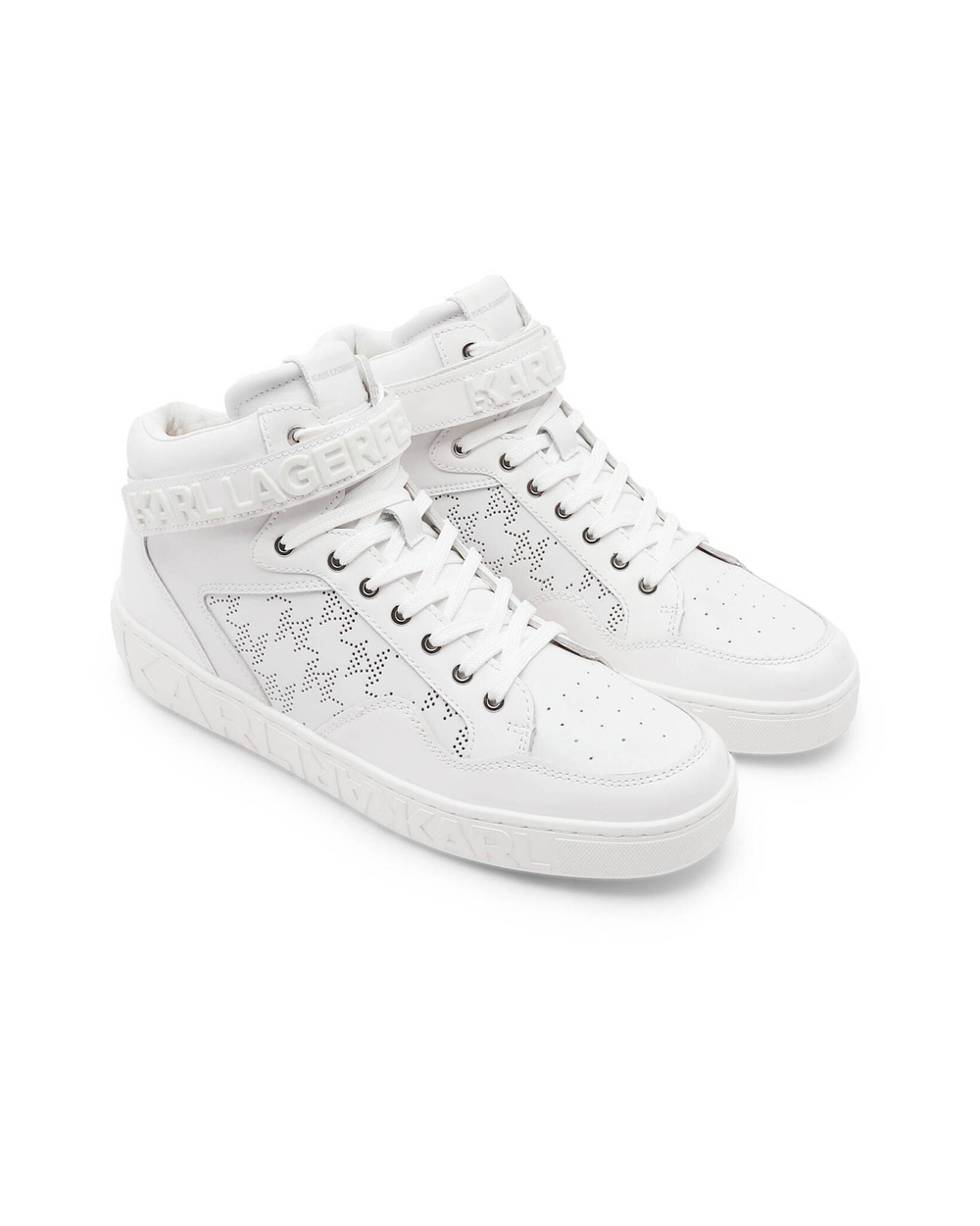 Кожаные кроссовки kupsole iii Karl Lagerfeld - белый(KL61056)