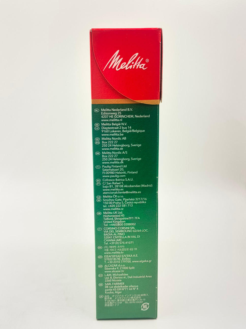 Melitta Фильтры для кофе 1х4 Original 80 шт. (Из Финляндии)