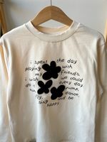 Новый хлопковый лонгслив Zara, 128