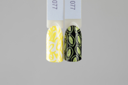 Swanky Stamping Лак для стемпинга S77 лимонно-желтый, 10м