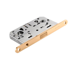 Замок с магнитной защелкой ADDENBAU KEY-5085 MAG S.GOLD под цилиндр, мат.золото (центр магнит)