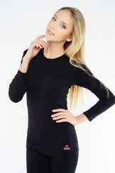 Термобелье-футболка женская однослойная Lopoma Cotton Protect 2110A