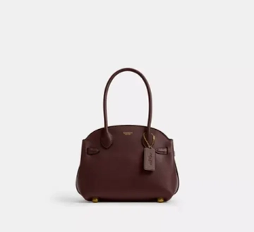 COACH СУМКА SOFT EMPIRE 21, ТЕМНО-КОРИЧНЕВЫЙ