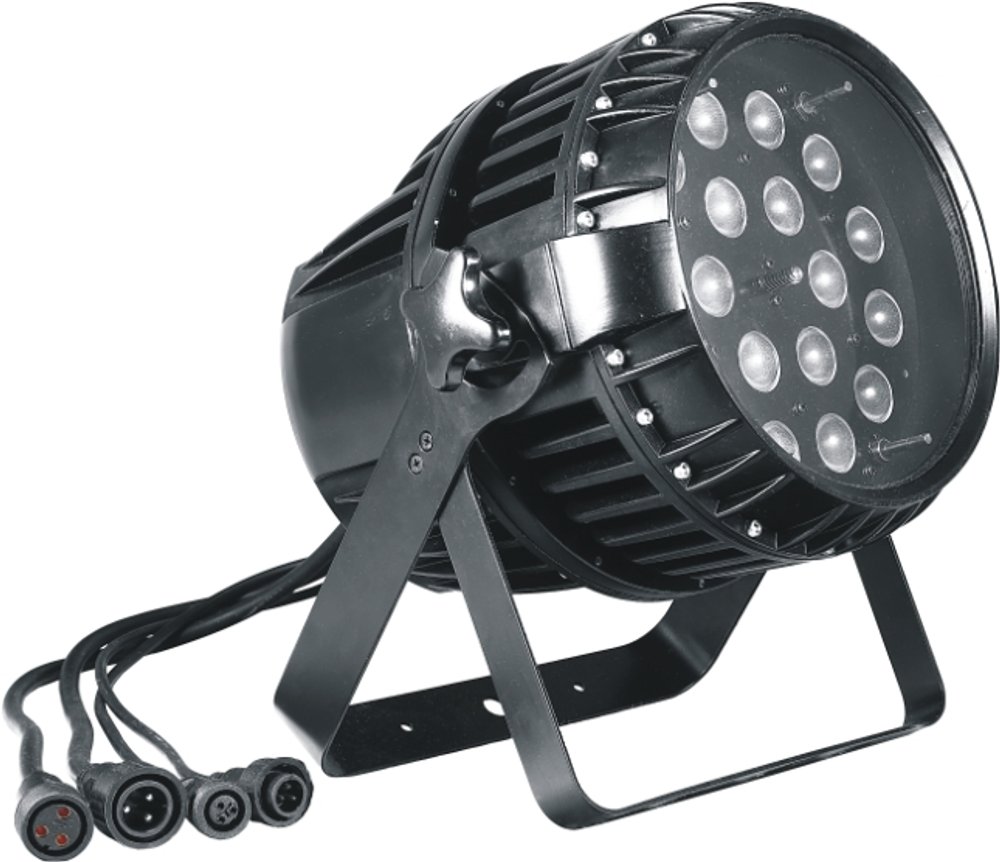 PAR 18x12 - Светодиодный PAR-прожектор RGBW с зумом 19°-50° IP65