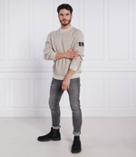 свитер badge plated CALVIN KLEIN JEANS - бежевый(J30J321685)