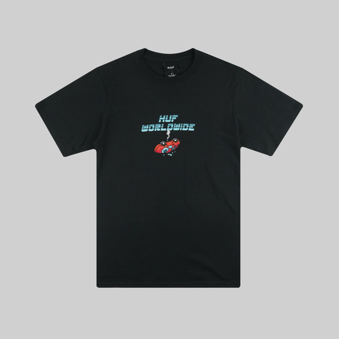 Футболка мужская HUF Game Over артикул:TS01523 BLACK - купить в магазине Дайс