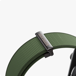 Ремешок зеленого цвета с магнитной фиксацией для смарт часов Apple Watch размером 38, 40, 41 и 42MM, серия Strap (YM Series) от Dux Ducis
