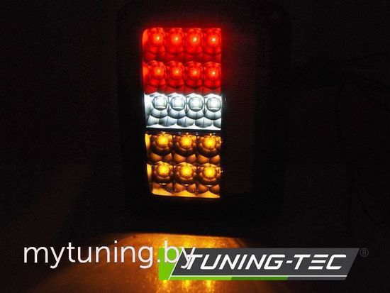Задние фонари для Jeep Wrangler JK (07-18) LED черные светлые