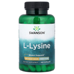 Swanson Vitamins, L-лизин, 500 мг, 100 капсул