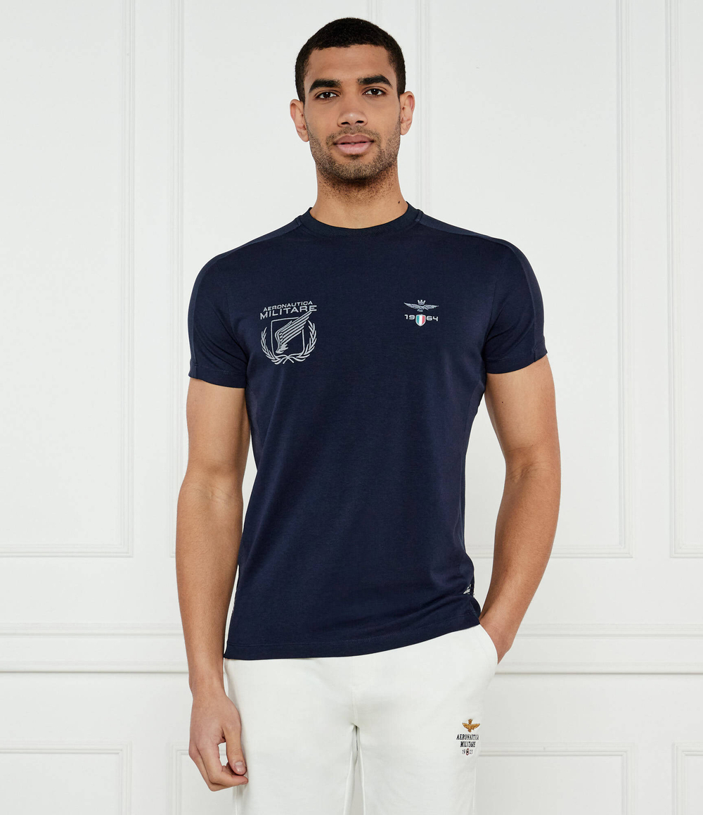 Футболка Aeronautica Militare - темно-синий(TS2380J674)