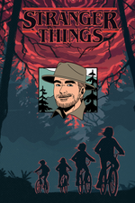 Металлический пин "Stranger Things: Hopper"