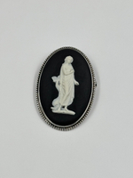 Брошь Wedgwood чёрная