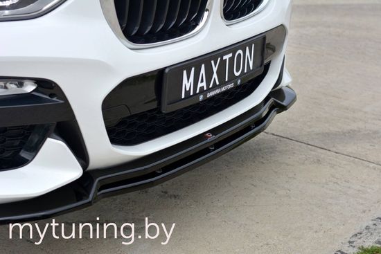 Сплиттер бампера переднего для BMW X3 G01 / X4 G02 M-Pack 18-...