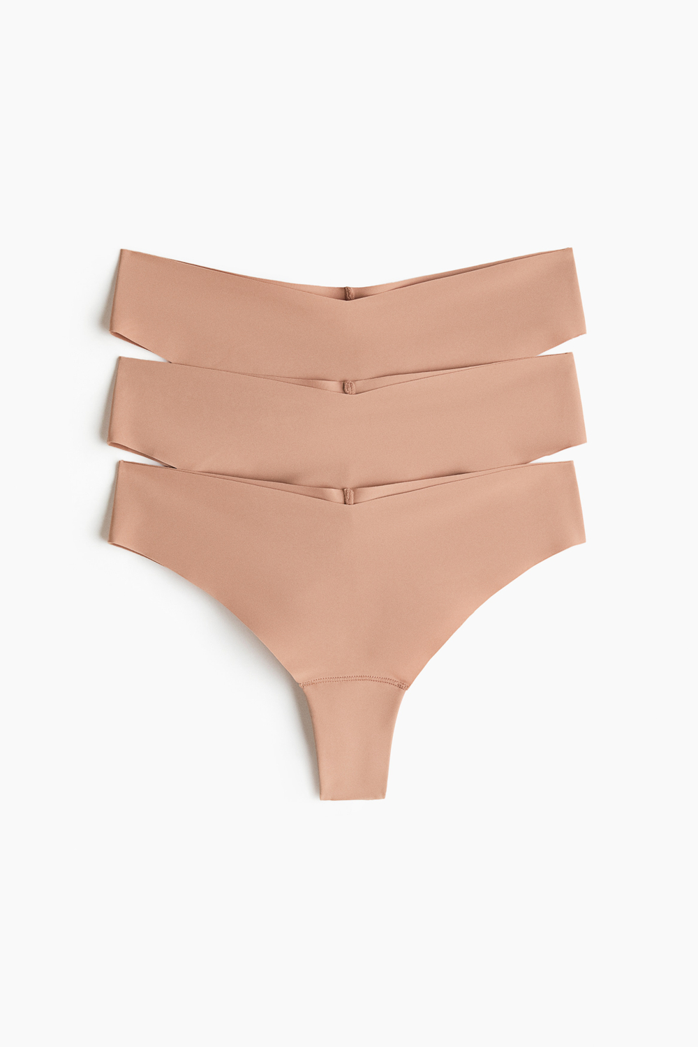 Комплект из 3 бесшовных трусов бразилиана - H&M