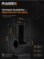 Универсальный комплект насадок-овощерезок в сборе с 4 сменными барабанами (корпус, толкатель, мелкая и крупная терки, слайсер, терка для драников) для мясорубки RAGEX R-806-1 (R806, R806-000, R-806-1-bosch, 9774476, 378269, 767023477, 3411244528)