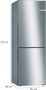 Двухкамерный холодильник Bosch KGV332LEA