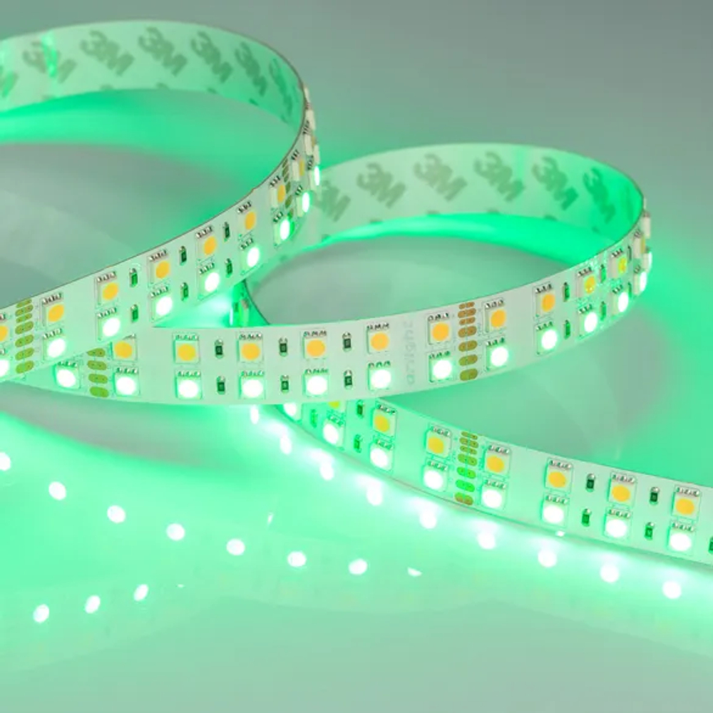 Светодиодная лента RT 2-5000 24V RGB-Day 2x2 (5060, 720 LED, LUX) (Arlight, 32 Вт/м, IP20) 018144(1)