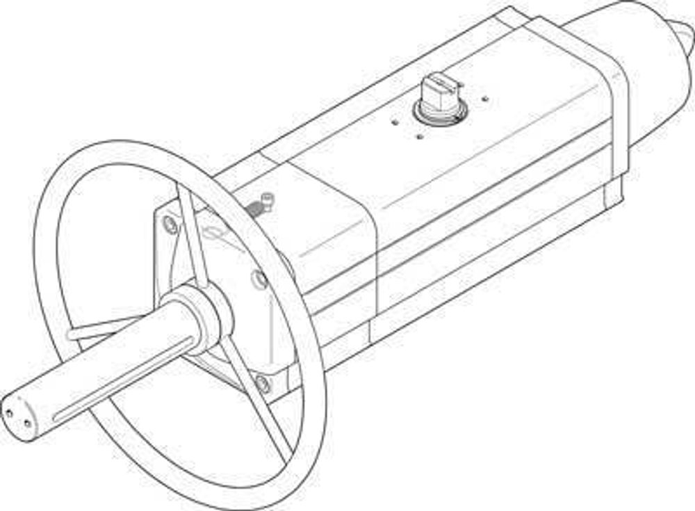 DAPS-0240-090-RS1-F1012-MW Неполноповоротный привод DAPS-0240-090-RS1-F1012-MW Неполноповоротный привод