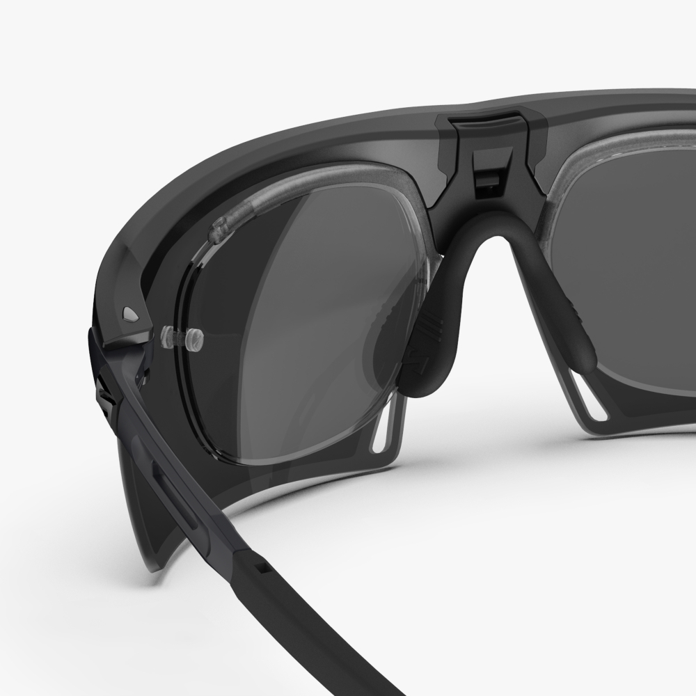 Спортивные очки c диоптриями Scicon Aerobeam Titanium Sunglasses Black Matt Polarized Multi Mirror Green