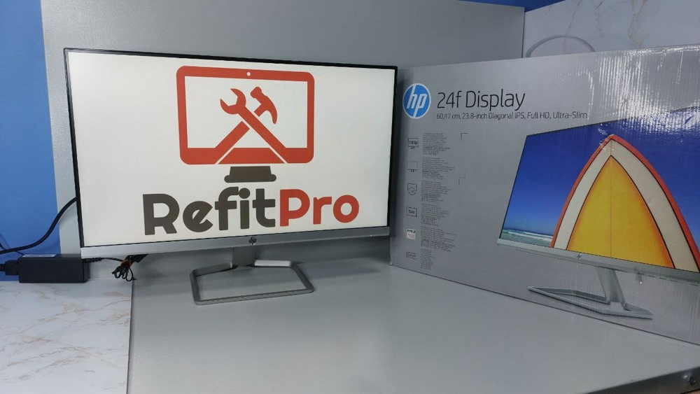 Монитор HP 23.8" 24f [75 Hz, IPS, ZFСлим, FreeSync, 1000:1, 5 ms, 300 cd/m², D-Sub, HDMI]
