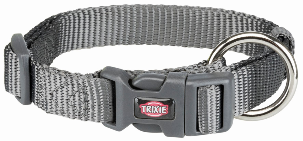 Ошейник Premium, S: 25–40 см/ 15 мм, графитовый, Trixie