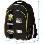 Ранец Berlingo Expert Plus "Think big" 38*29*15см, 2 отделения, 2 кармана, анатомическая спинка