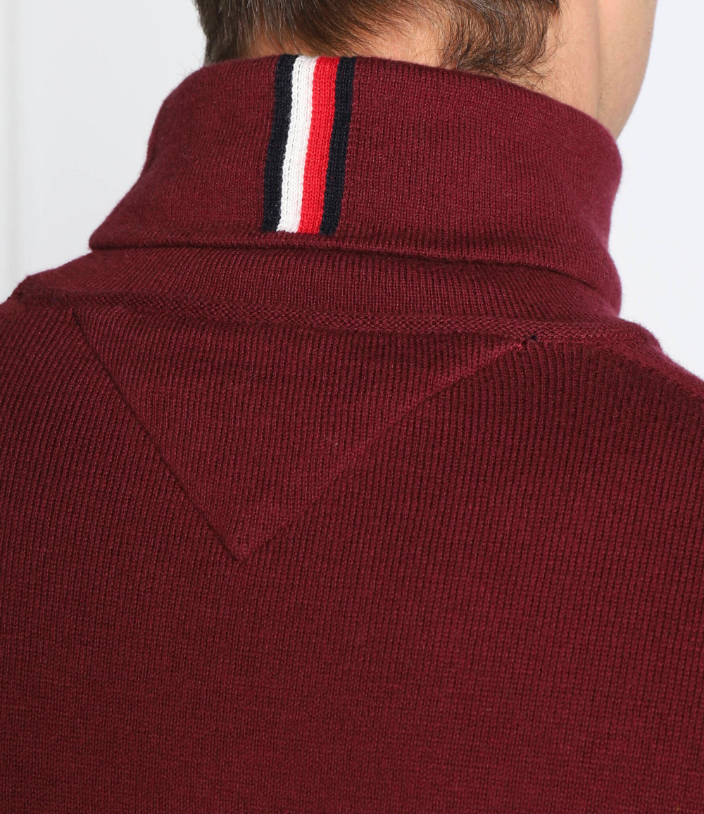 гольф Tommy Hilfiger - бордовый(MW0MW28048)