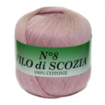 Пряжа Filo Di Scozia №8 50г, 340м, 100%мерсеризованный хлопок (цена за 1 шт)