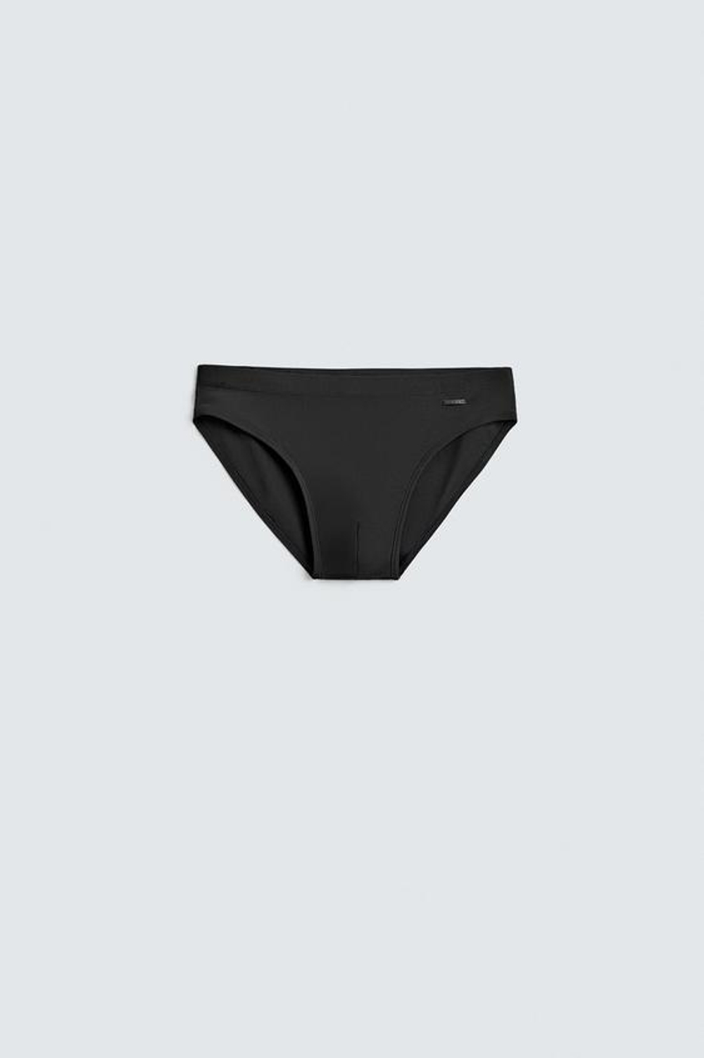 ZARA ПЛАВКИ С КОНТРАСТНЫМИ ВСТАВКАМИ, ЧЕРНЫЙ