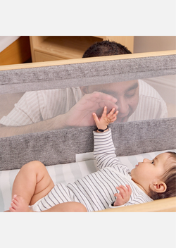 Tutti Bambini Колыбель CoZee Oak and Silver с колесами
