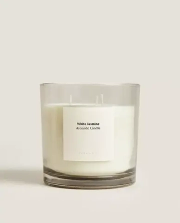 ZARA HOME Ароматическая свеча с запахом белого жасмина (620 Г)