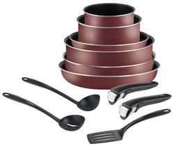 Набор посуды Tefal Ingenio Red 11 предметов 04186850