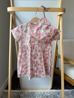 Новое хлопковое платье с шапочкой Bebe Organic, 86
