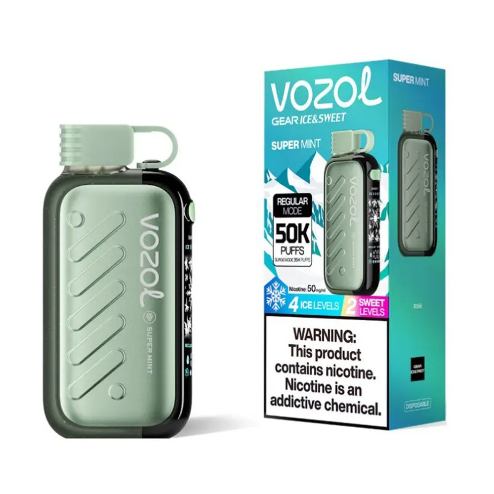 Vozol GEAR ICE & SWEET 50000 - Super Mint ( 5% nic )