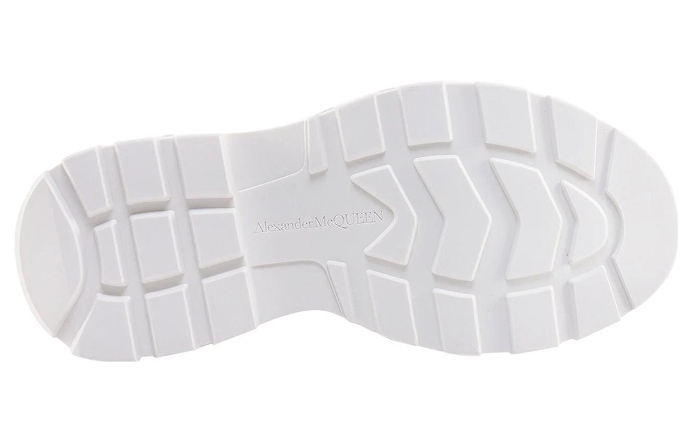 Alexander McQueen Tread Slick Boot Graffiti White Multicolor