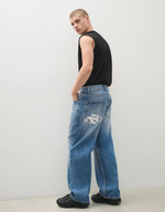 Мужские джинсы neobarrel fit с вышивкой - BERSHKA