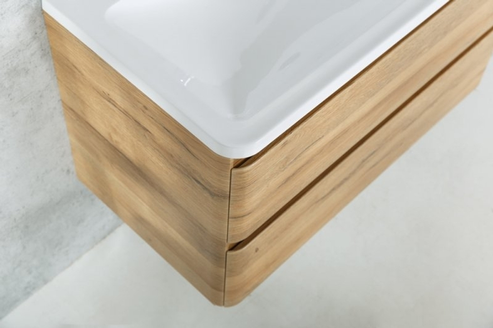 Тумба под раковину BelBagno ACQUA-900-2C-SO-RR подвесная Rovere Rustico