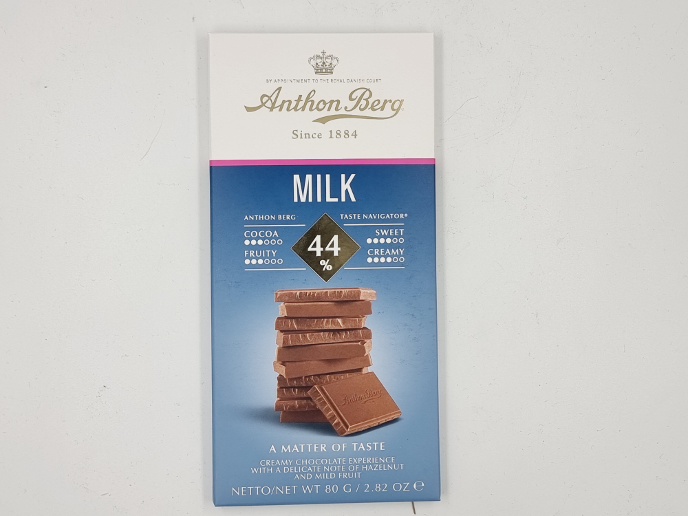 Anthon Berg шоколад 44% молочный 80 г (Польша)