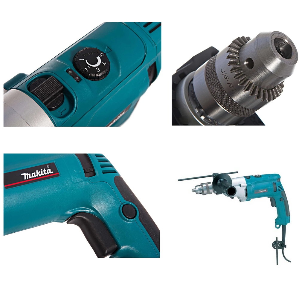 Дрель ударная сетевая Makita HP 2070 1,01 кВт двухскоростная HP2070