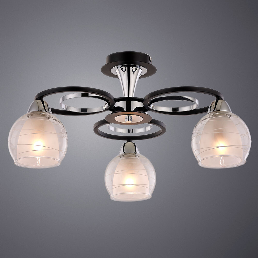 Люстра потолочная Arte Lamp Ginevra A1604PL-3BK