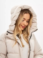Куртка зимняя длинная с капюшоном