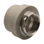 Муфта комб. вн 50х1 1/2'' под ключ EVER® СЕРЫЙ (Россия)