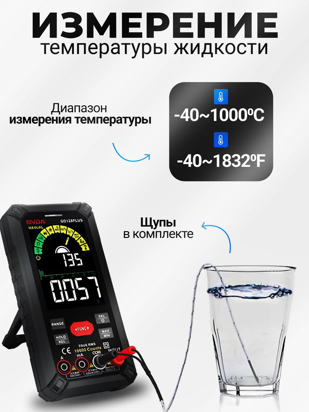 Мультиметр GVDA GD128PLUS