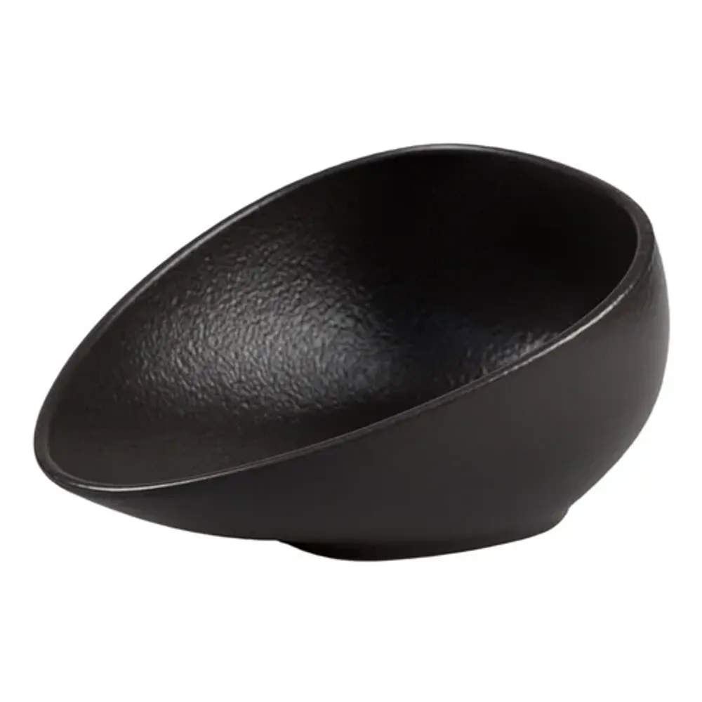 Салатник 280 мл 19*14 см h9 см Side Up Smooth Black Raw Stellar P.L. Proff Cuisine [1]