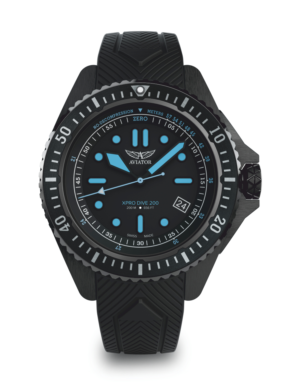 Чаcы кварцевые AVIATOR X-PRO DIVE 200 V.1.42.5.377.6   мужские