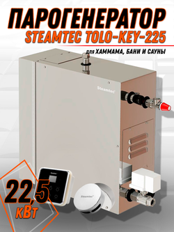 Steamtec TOLO KEY 225 - 22,5 кВт (ВЛАГОСТОЙКИЙ модуль управления), парогенератор для хамама и турецкой бани